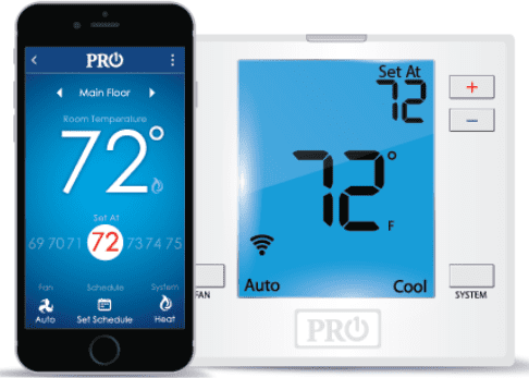 66f634b8a75f1_Pro1 wifi A smart phone and an air conditioner control.